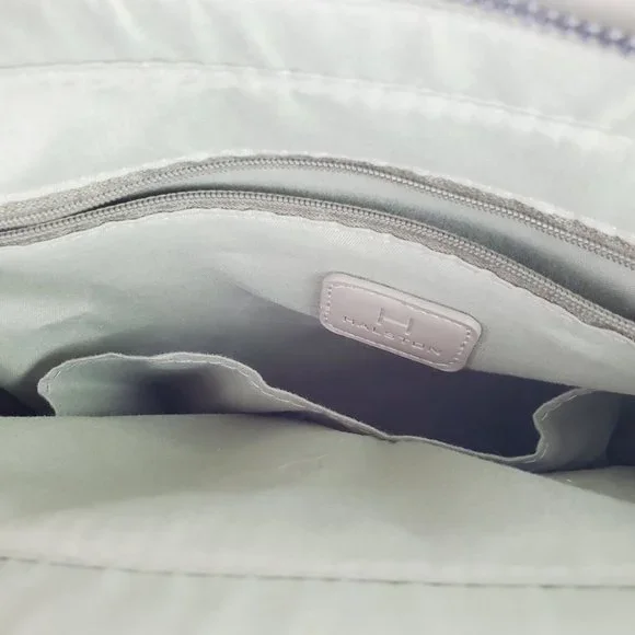 Halston Satchel, Sage Vegan Leather with Matching Interior - Picture 6 of 7